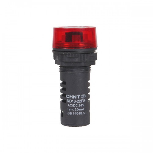 Сигнализатор звуковой ND16-22LC, 22 мм красный LED АС220В (CHINT) - купить