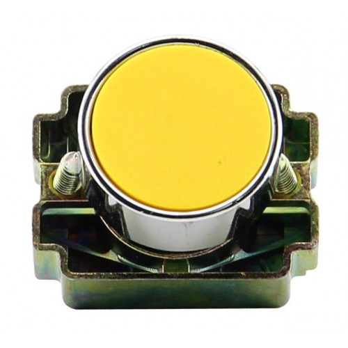 Кнопка управления NP2-BA51 без подсветки желтая 1НО IP40 (CHINT) - купить